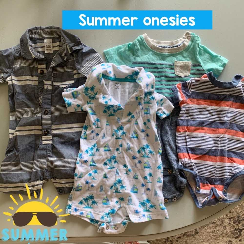 💙Various Brands of Summer Onesies 💙